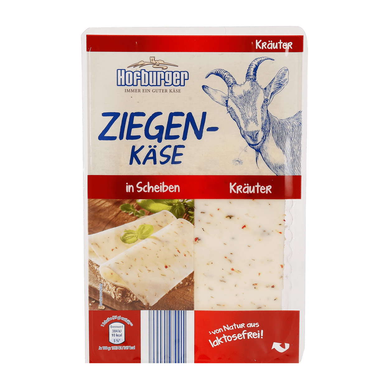 Kozí sýr Hofburger 125g- bylinky