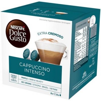 Nescafé Dolce Gusto Cappuccino Intenso kávové kapsle 16 ks Novinka!