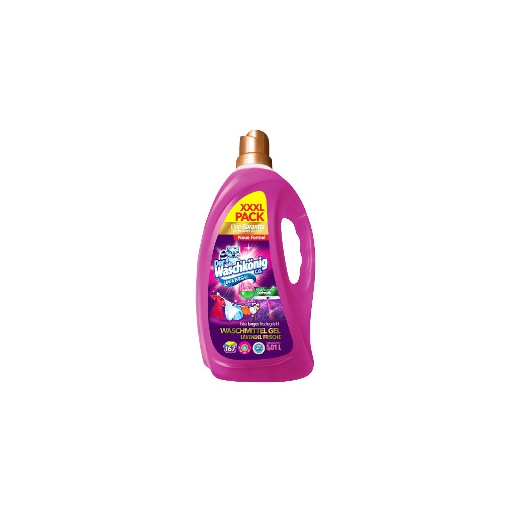 Waschkonig Universal gel s vůní levandule 5,01L - 167 dávek