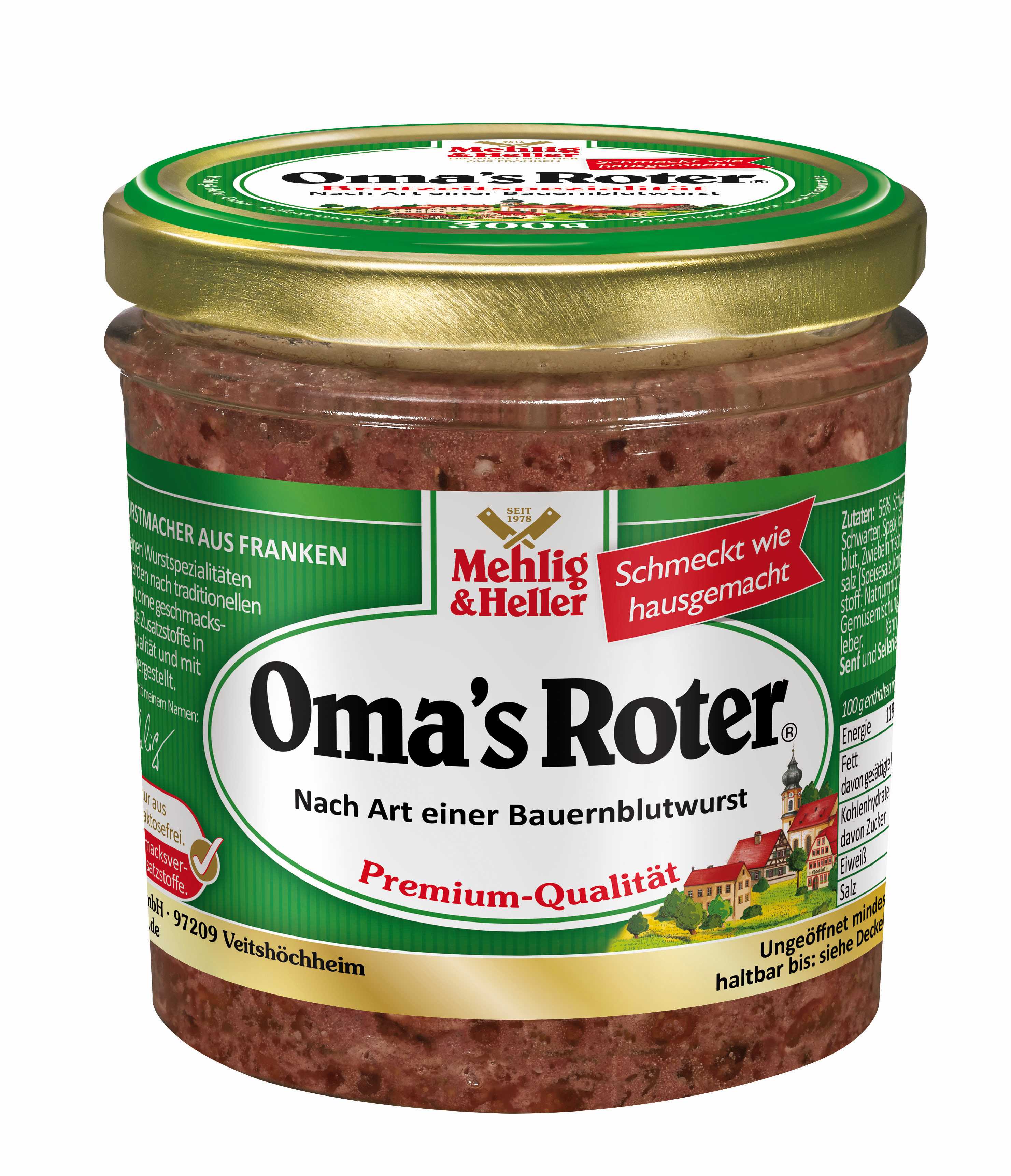 Mehlig & Heller Oma's Roter 250g