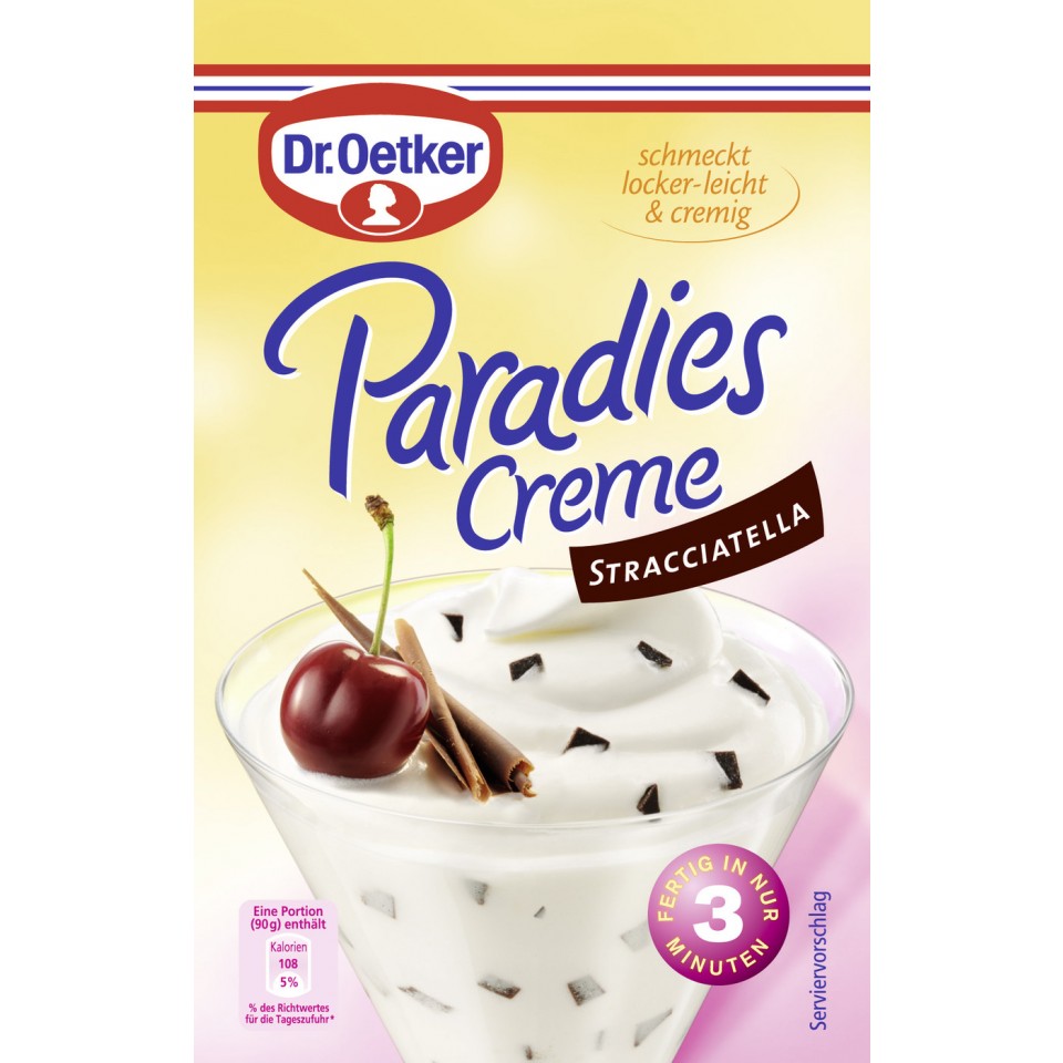 Dr. Oetker Paradies Creme- stracciatella 4 porce