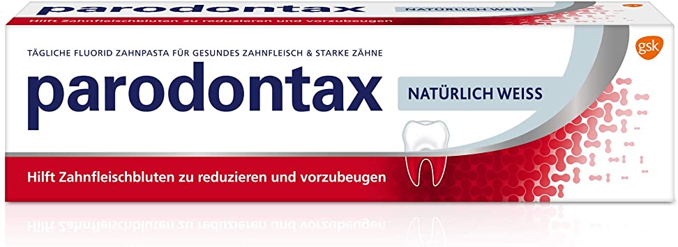 parodontax naturlich weiss 75ml-přírodní bílá zubní pasta