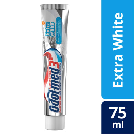 Odol Med 3 Extra White, zubní pasta pro denní péči 75ml