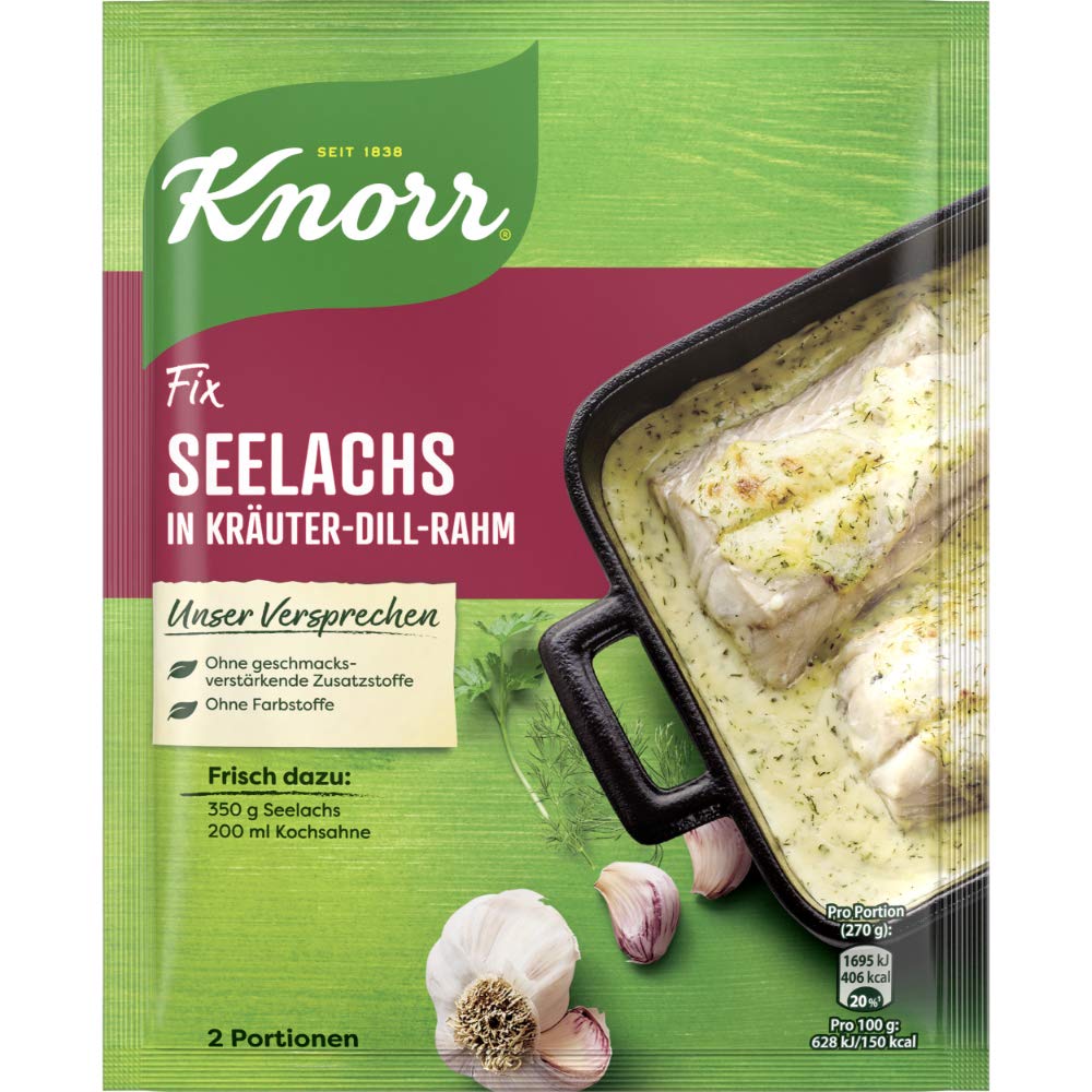 Knorr fix - losos v bylinkovo, smetanovo koprové omáčce 2 porce 30g