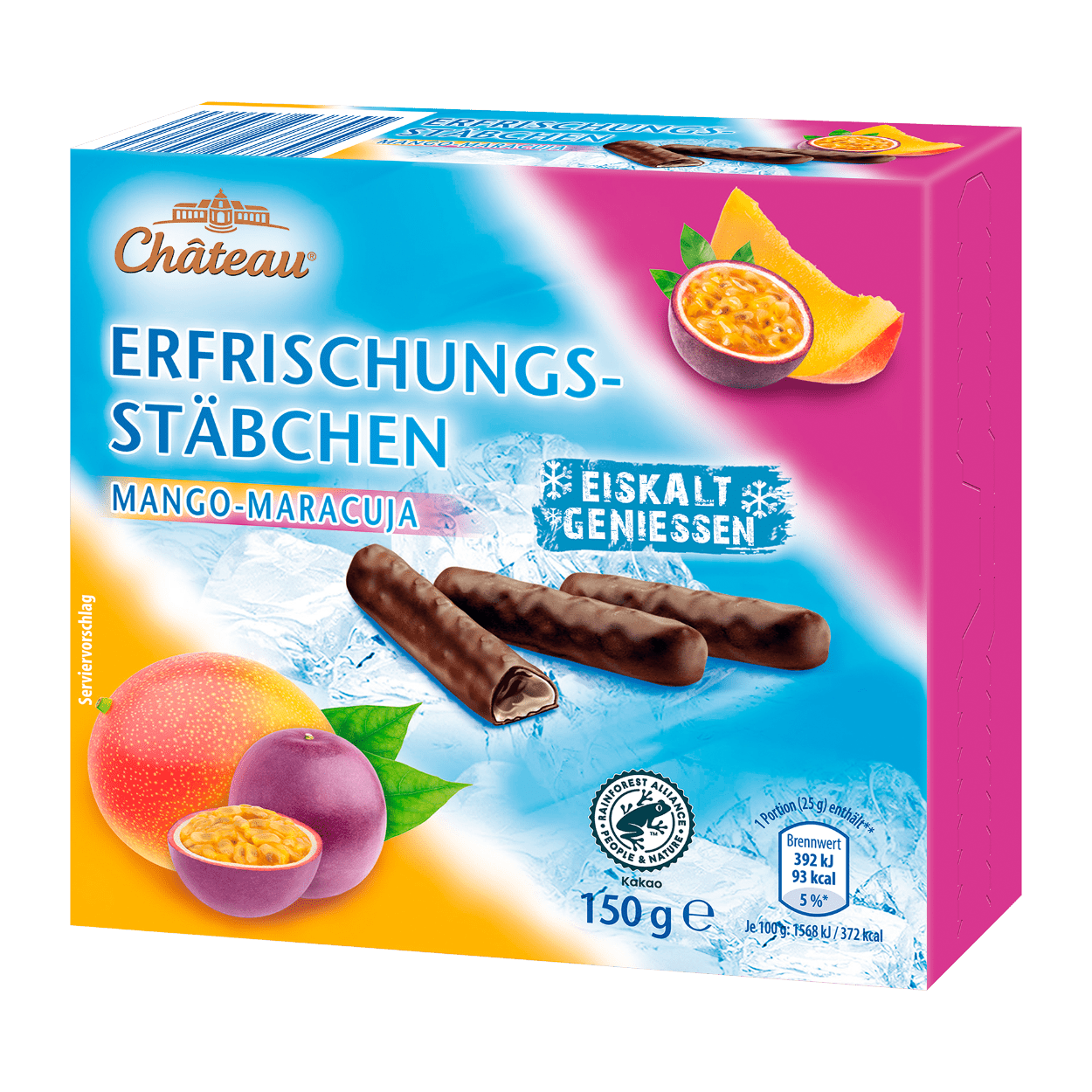 CHÂTEAU- Erfrischungsstäbchen, mango-maracuja 150g
