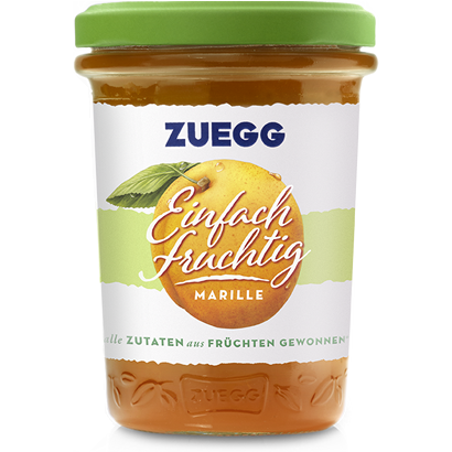 Zuegg Meruňková marmeláda oslazena hroznovou šťávou 250g
