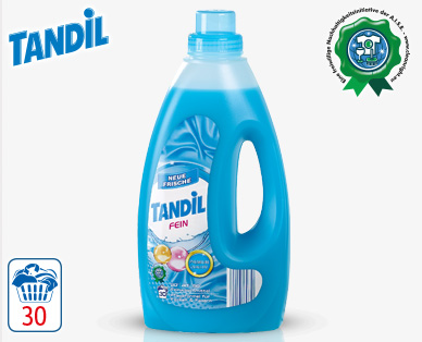 Tandil Fein Wolle na vlněné tkaniny 1,5 l (30 praní) efekt obnovení barev MODRÝ