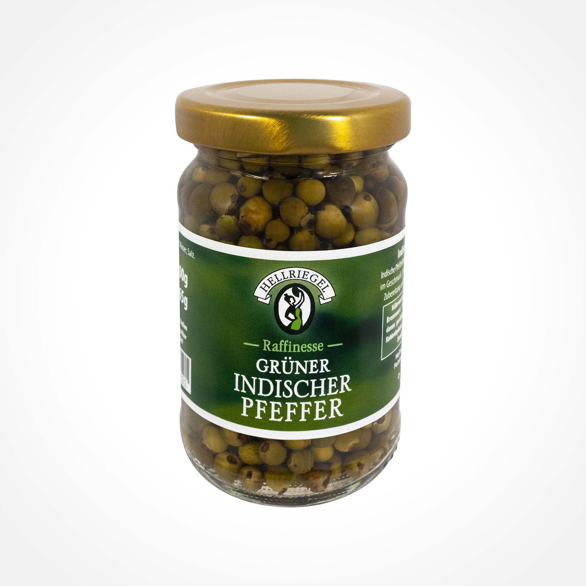 Indický zelený pepř - ve slaném nálevu 260g