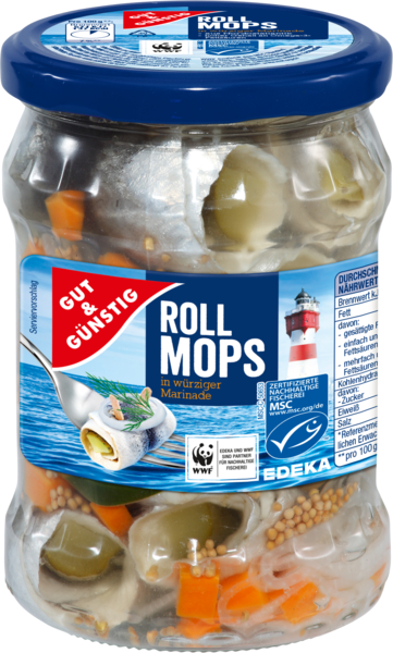 Gut & Günstig Rollmops 500g-v kořeněné marinádě