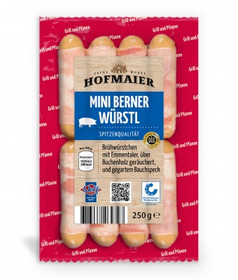 Mini Berner Würstl 250g - Mini bernské klobásy se slaninou