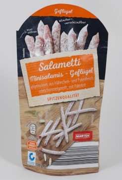 MARTEN SALAMETTI MINISALÁMKY Drůbeží 100G