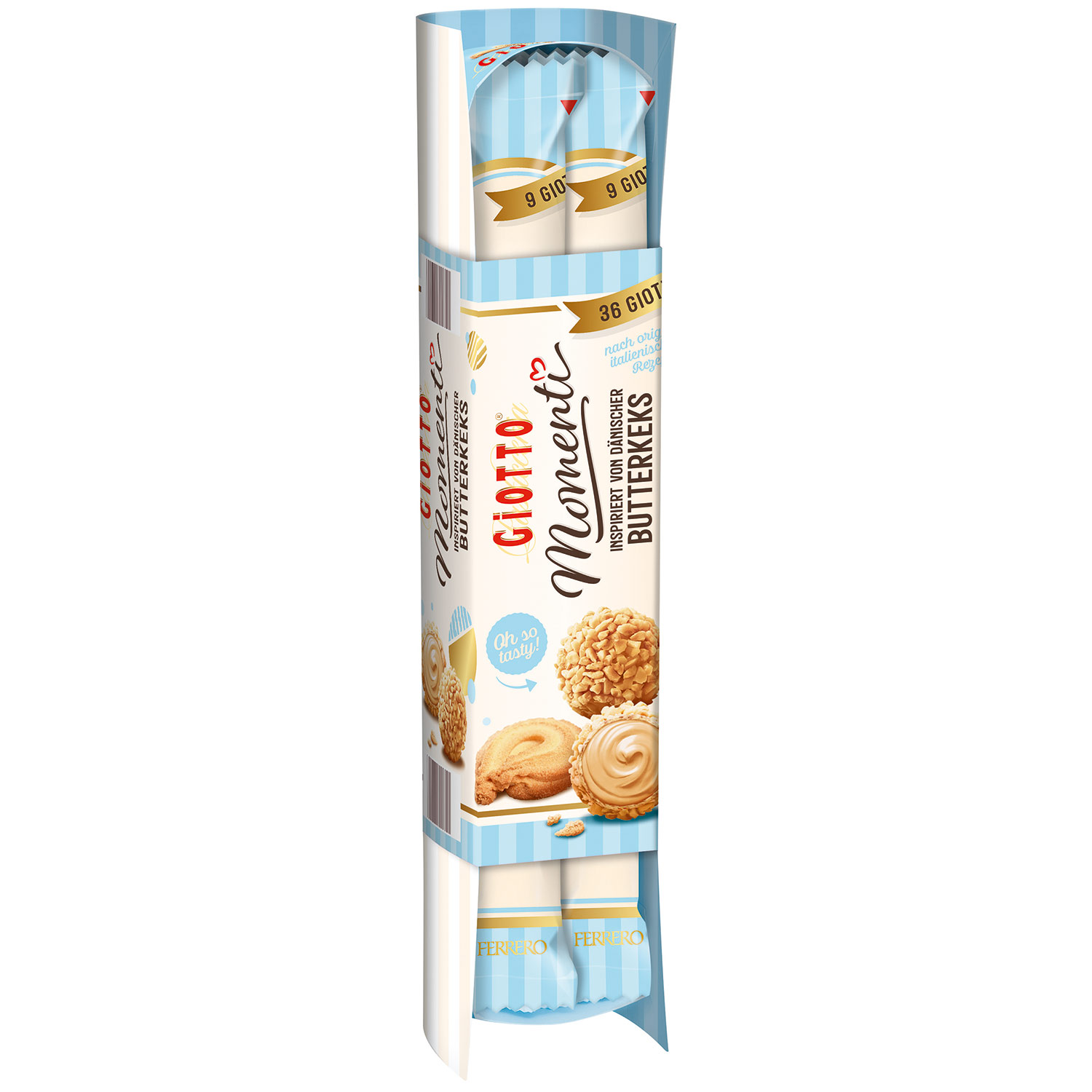 Ferrero Giotto Dänischer Butterkeks 154g  4 x 9 ks