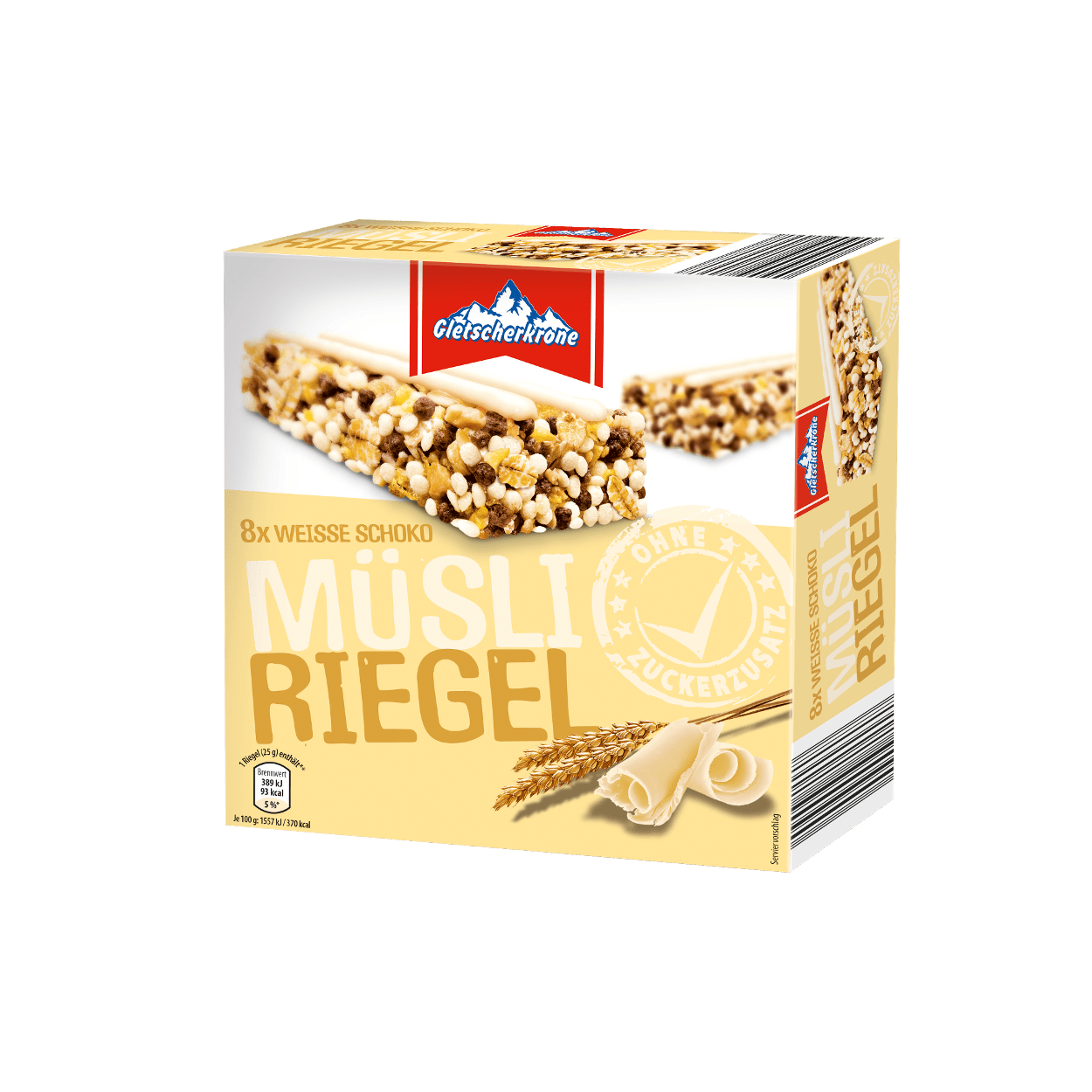 Knusperone Müsli-riegel weiße schoko 8ks 200g