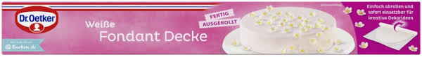 Dr.Oetker Weiße Fondant Decke, 450g