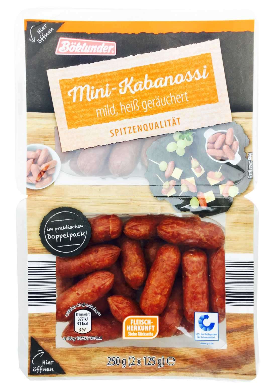 Mini-Kabanossi Mild gerauchert 250