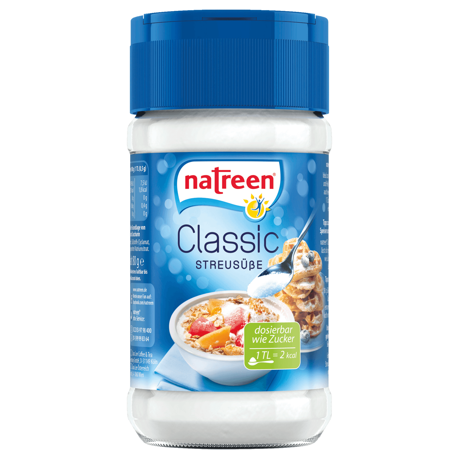 Natreen Classic Streusuesse 80g- sklo