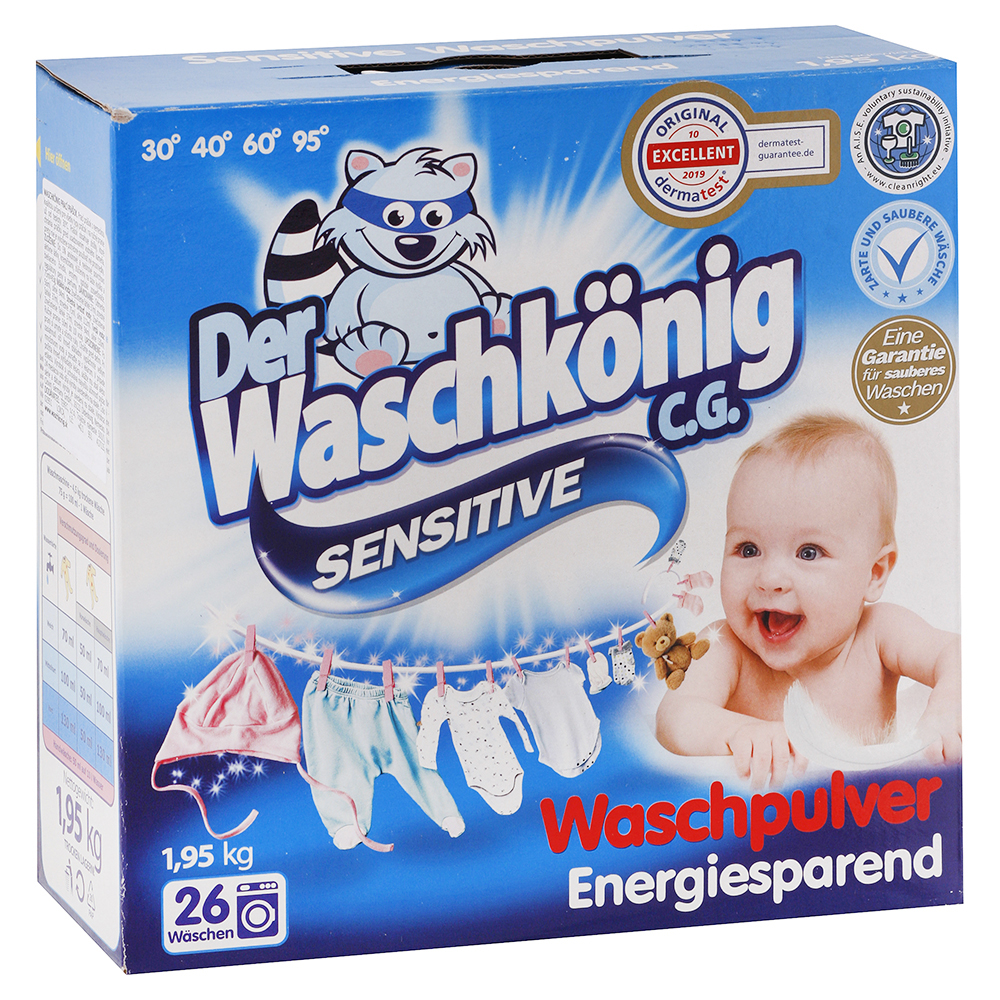 WASCHKONIG prací prášek Sensitive 1,95 kg - 26 praní