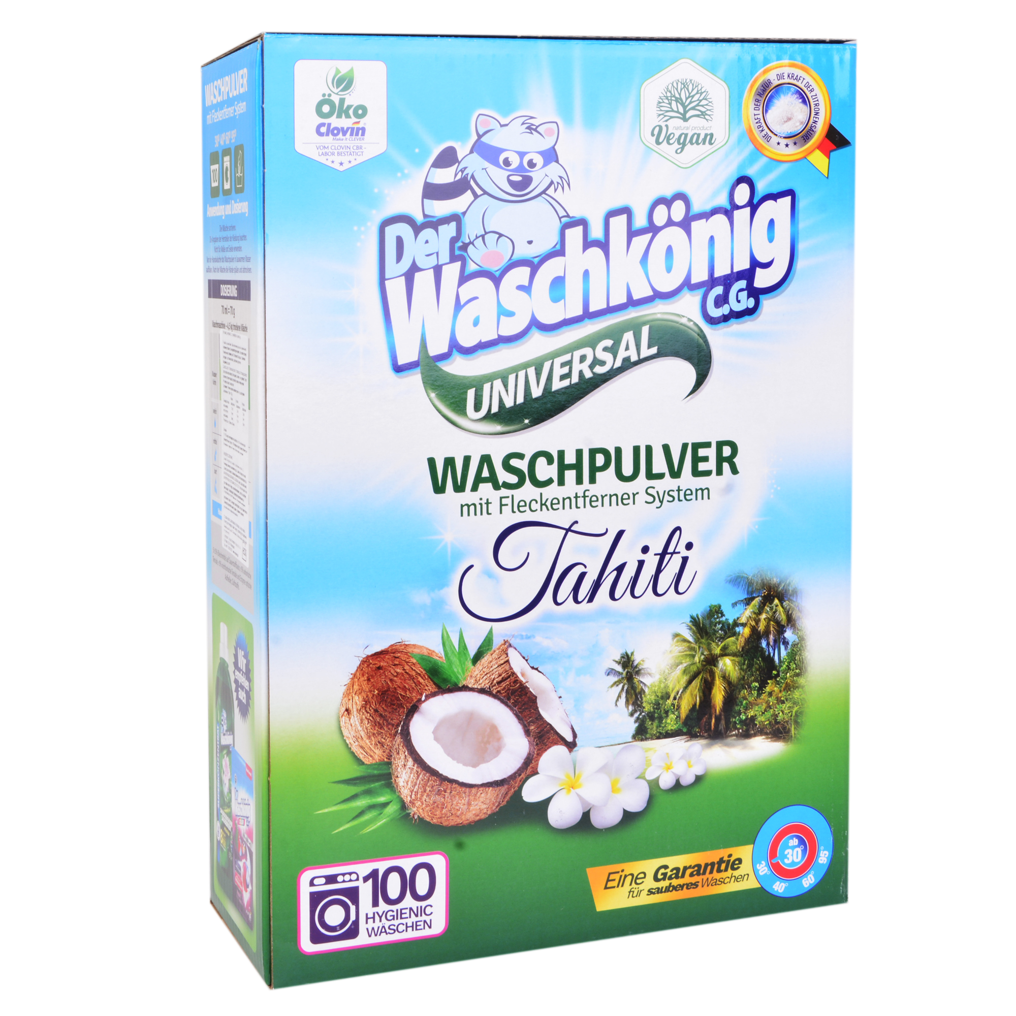 WaschKönig prací prášek 7 kg Tahiti Universal - 100 dávek