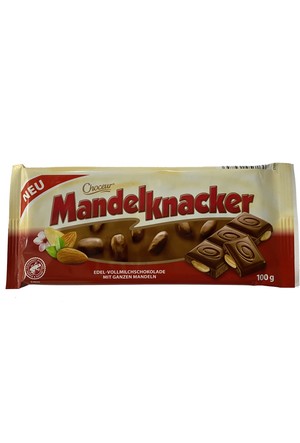 Choceur Mandel Knacker 100 g - Čokoláda s celými mandlemi mléčná