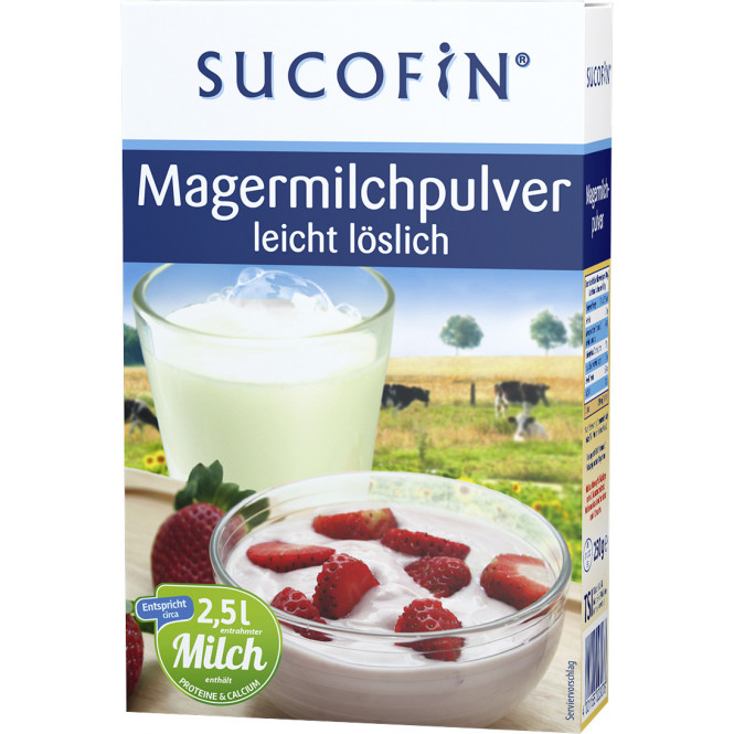 Sucofin 250G - sušené odstředěné mléko snadno rozpustné