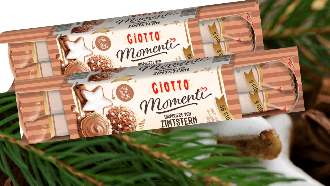 Giotto Vánoční Momenti se skořicí, 154g