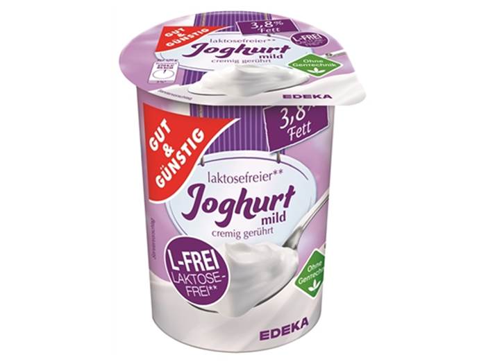 GUT&GÜNSTIG Joghurt laktosefrei 3,8%, Jogurt bez laktózy 500g