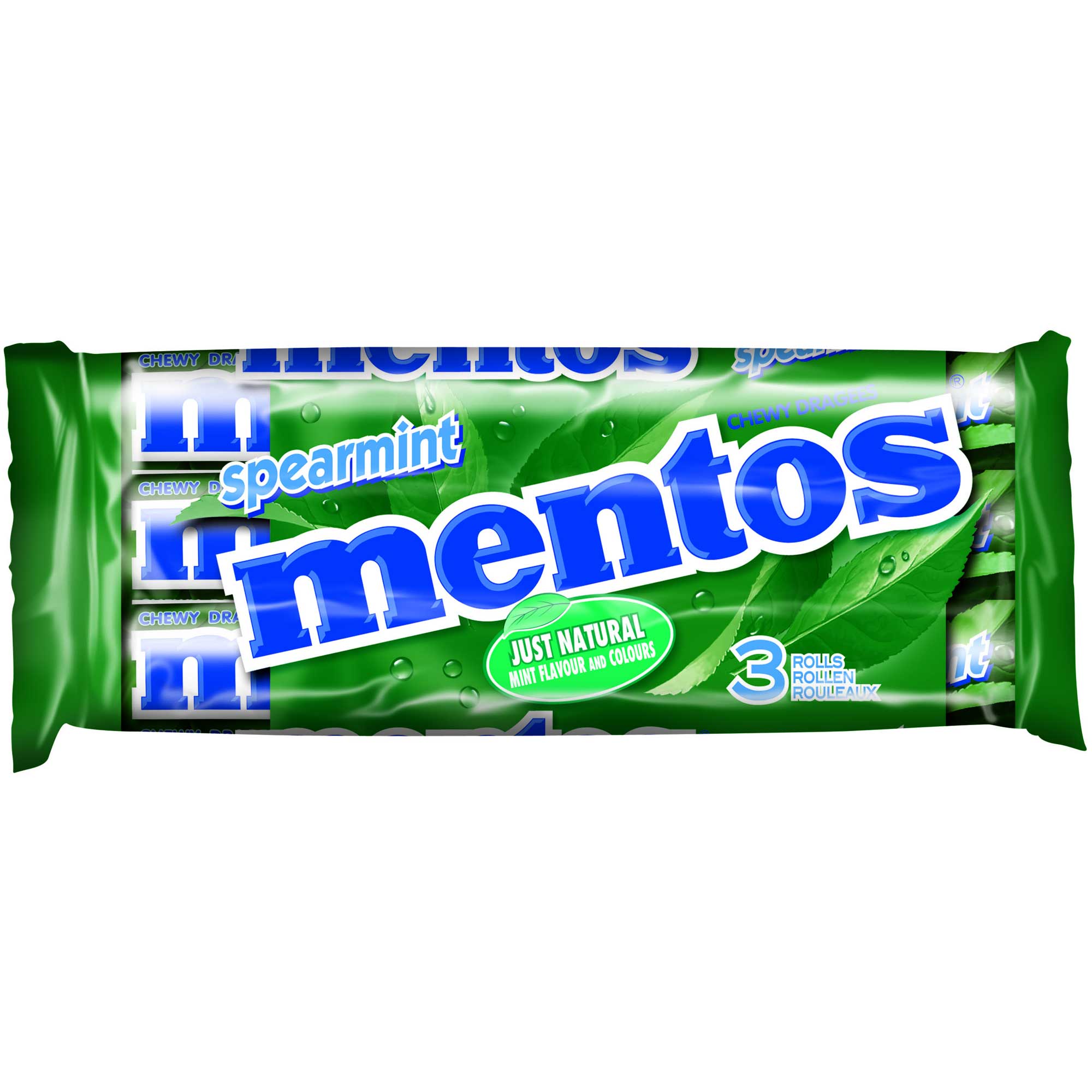 mentos Spearmint 3x38g - máta peprná