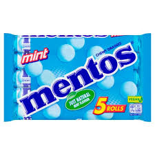 Mentos Mint Dragees 5x38g