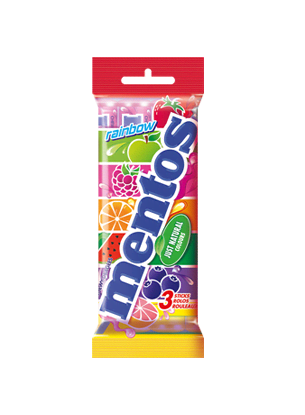 MENTOS RAINBOW Dragees 3x38g