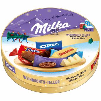Milka & Friends Weihnachts-Teller, 196g - Milka, Toblerone a Daim