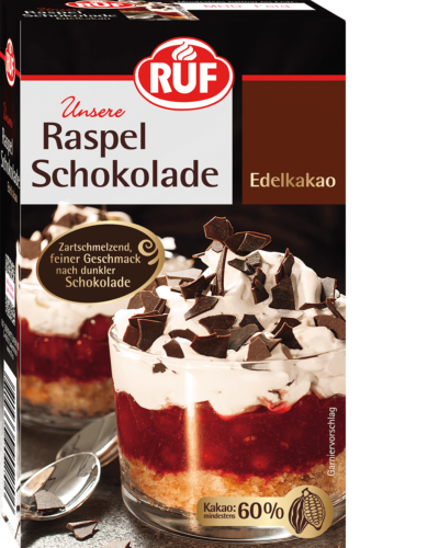 Ruf Jemné kakaové hobliny Edelkakao 60% 100g