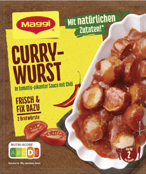 MAGGI CURRYWURST mit chili 38g
