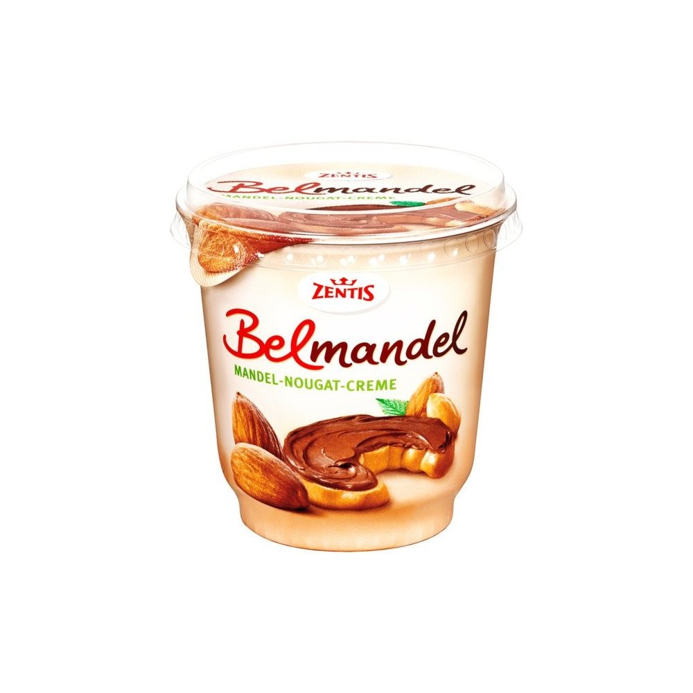 Zentis Belmandel Nougat Creme 400 g-mandlovo-nugátová pomazánka