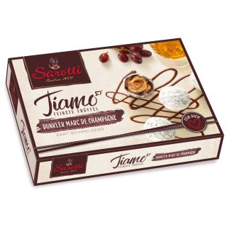 Sarotti Tiamo Truffles Dunkler Dark Marc de Champagne 125g