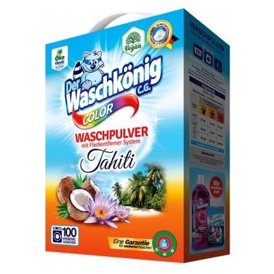 WaschKönig prací prášek 7 kg Tahiti Color - 100 dávek