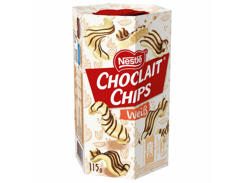 Nestlé Choclait Chips White 115g