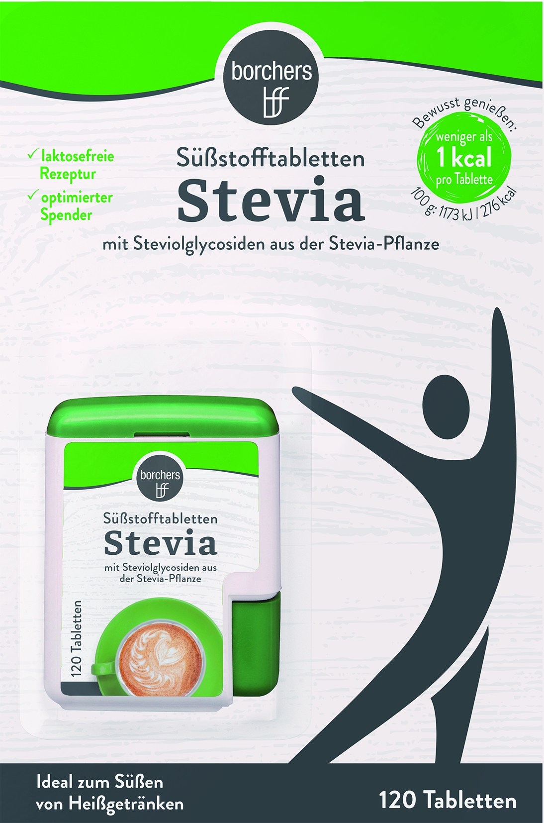 Stevia Süßstofftabletten 120 tablet - Tablety sladidla Stevia