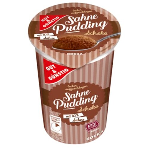 Gut & Günstig Sahne Pudding Schoko 200g- krémový pudink čokoládový