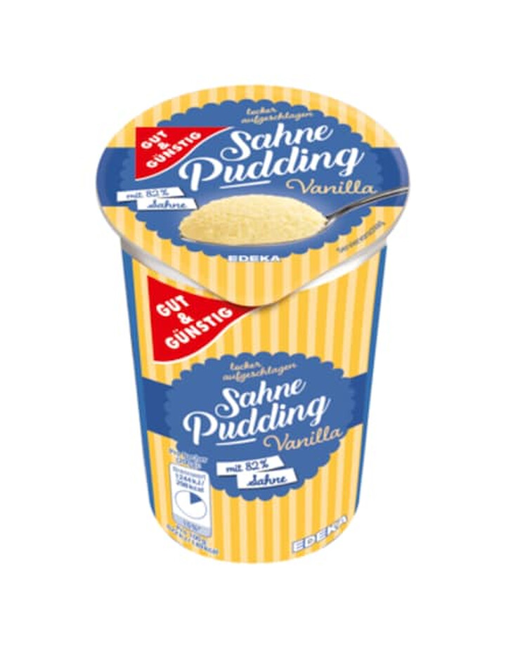 Gut & Günstig Sahne Pudding vanille 200g- krémový pudink vanilkový