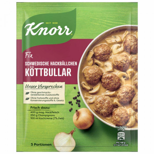 Knorr fix - švédské mleté kuličky v omáčce 49 g