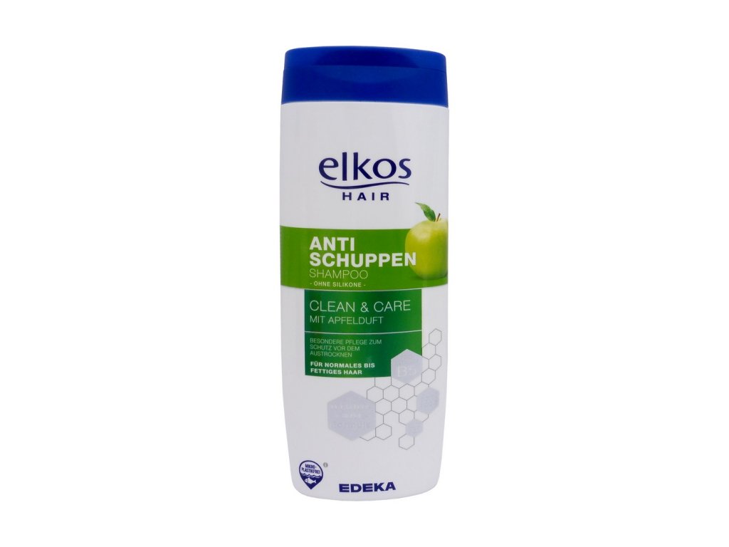 Elkos ANTI-SCHUPPEN Apfelduft - proti lupům, zelené jablko 300ml