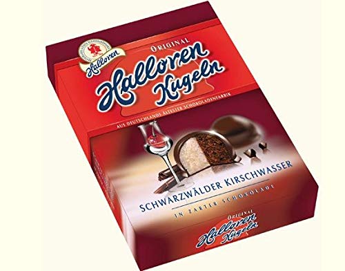 Halloren Čokoládové koule s lahodnou náplní schwarzwaldské třešně 125g