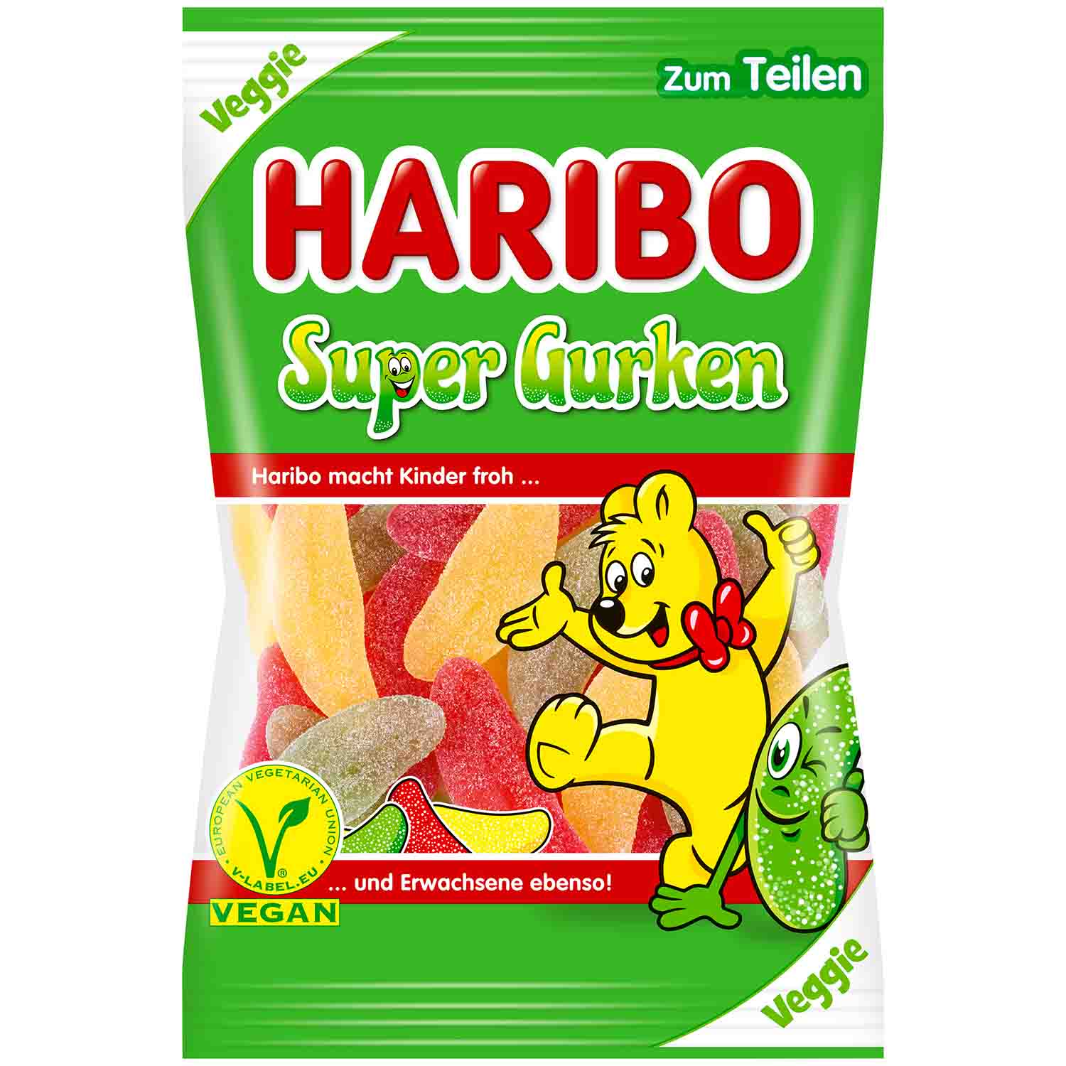 Haribo Saure gurken 175g -Želé kyselé okurky