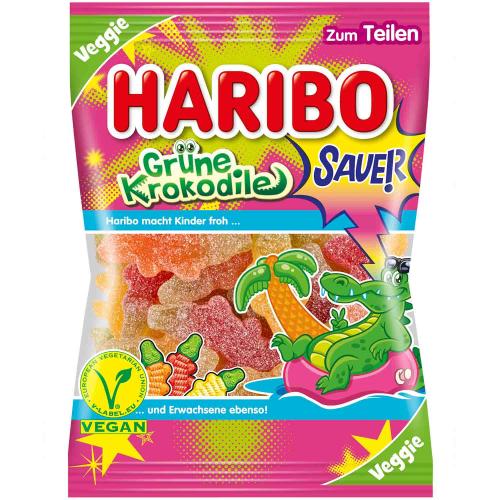 Haribo Grüne Krokodile Sauer 175 g