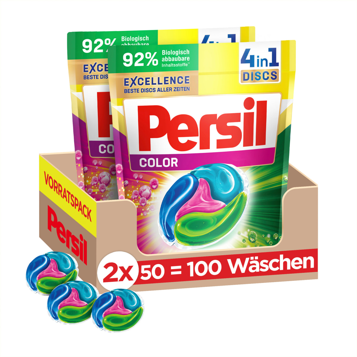 Persil DISCS color 50 kapslí TIEFEN REIN 4in1