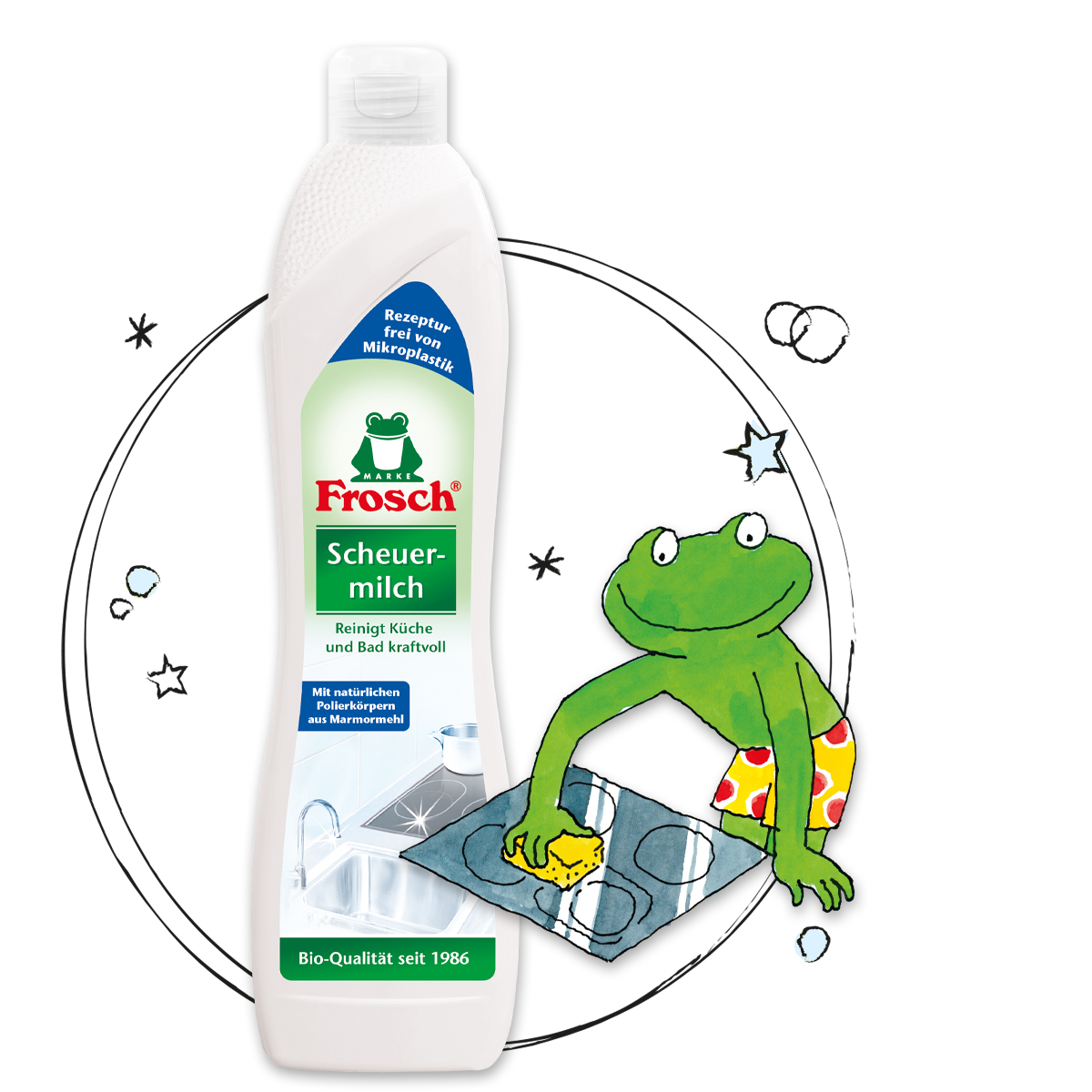 FROSCH Klasik SCHEUERMILCH, 500 ML- bílý