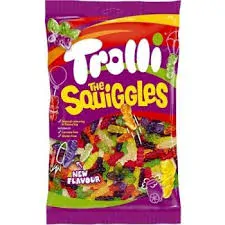 TROLLI THE SQUIGGLES 150g ovocné želé bonbóny