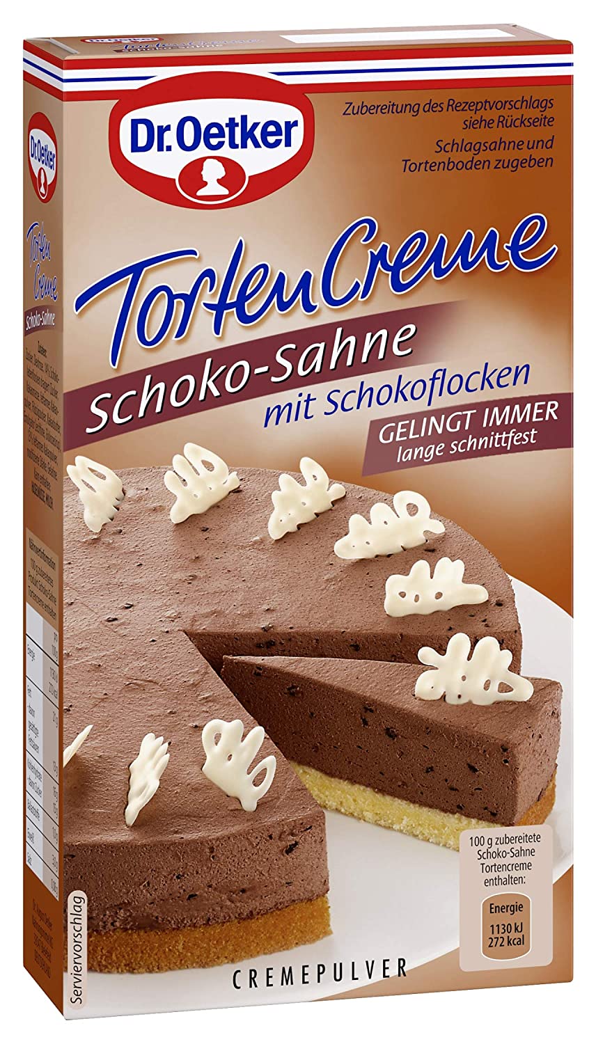 Dr.Oetker krém na dort - Dortový čokoládovo-smetanový krém 170g