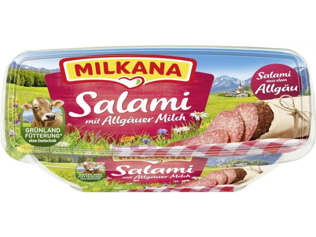 Milkana tavený sýr se salámem 190g