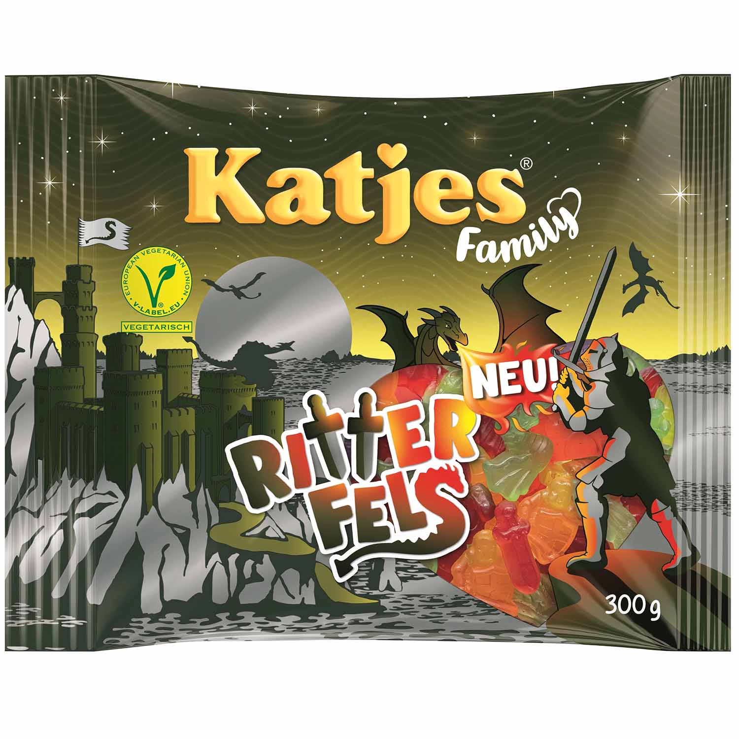 Katjes Family Ritterfels - Rodina Katjes Ritterfelsových 300g